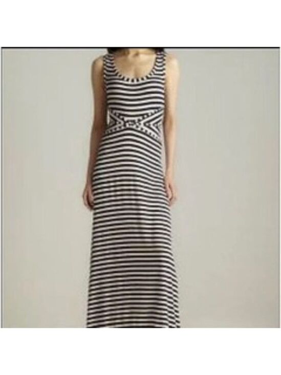 Matty M Dresses & Skirts - Matty M Sleeveless Striped Maxi Dress